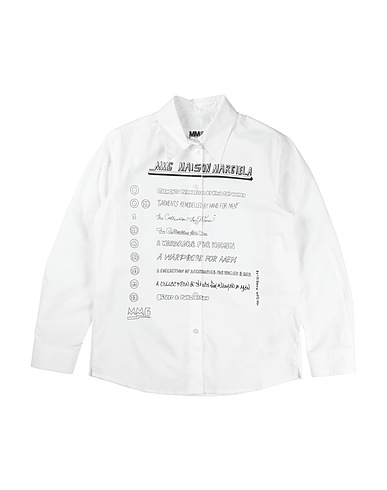 MM6 MAISON MARGIELA Shirts White 100% Cotton