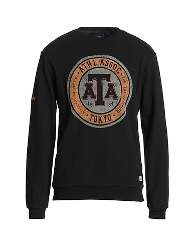 SUPERDRY Sweatshirt Black 72% Cotton, 28% Polyester