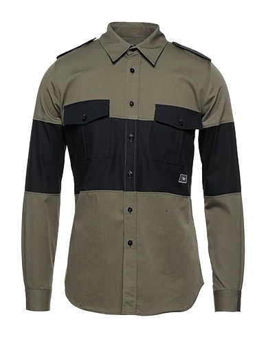 GAëLLE Paris Patterned shirt Military green 100% Cotton
