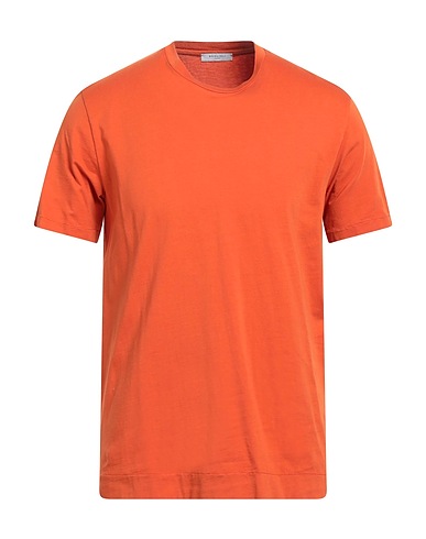 BOGLIOLI Basic T-Shirt Orange 100% Baumwolle