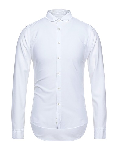 GMF 965 Solid colour shirt White 100% Cotton