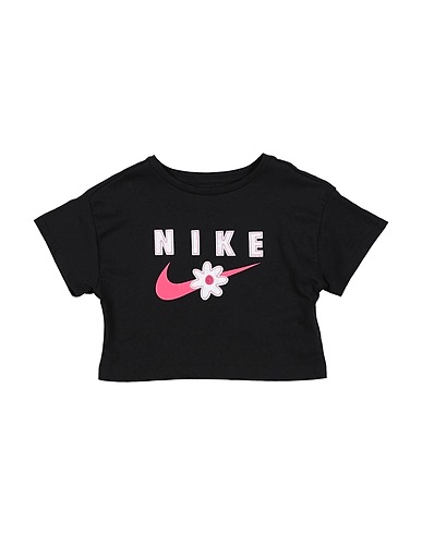 NIKE T-shirt SPORT DAISY BOXY TOP
 Black 60% Cotton, 40% Polyester