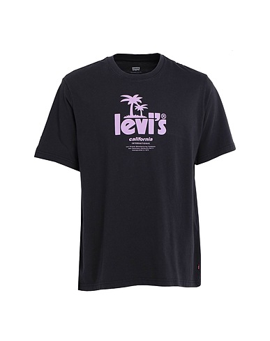 LEVI'S T-shirt Black 100% Cotton
