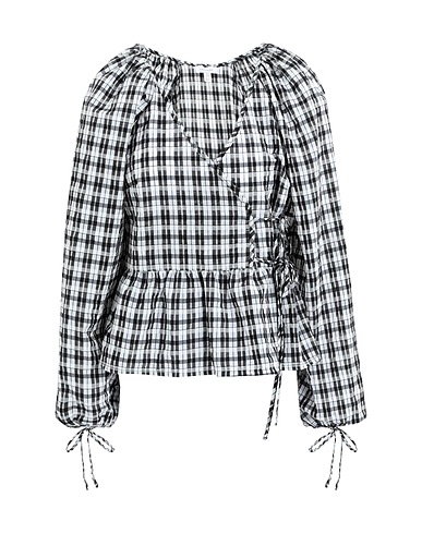TOPSHOP Top Black 45% Polyethylene, 43% Cotton, 12% Polyamide