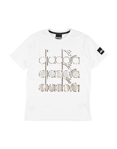 DIADORA T-shirt White 100% Cotton