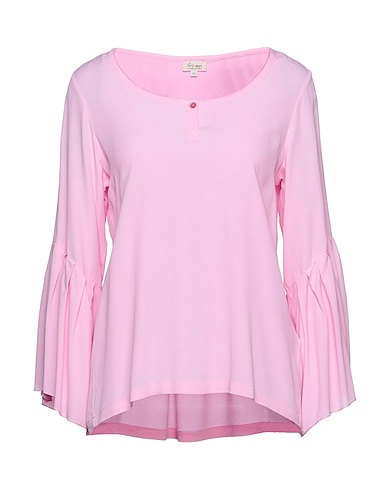 HER SHIRT HER DRESS Top Pink 60% Viscose, 40% Silk