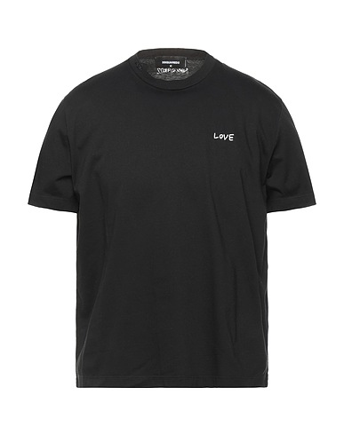 DSQUARED2 Basic T-Shirt Black 100% Cotton