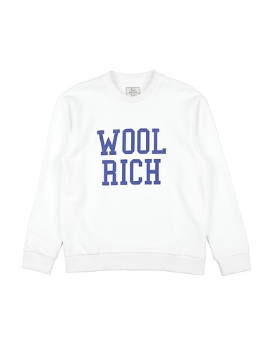 WOOLRICH Felpa Bianco 100% Cotone organico