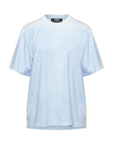 STELLA McCARTNEY Oversize-T-Shirt Sky blue 100% Cotton, Elastane