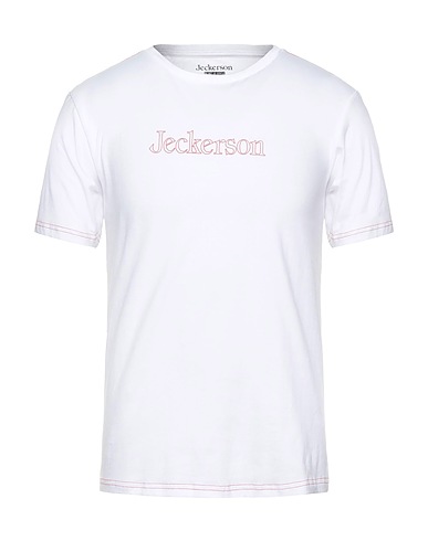 JECKERSON T-shirt White 95% Cotton, 5% Elastane