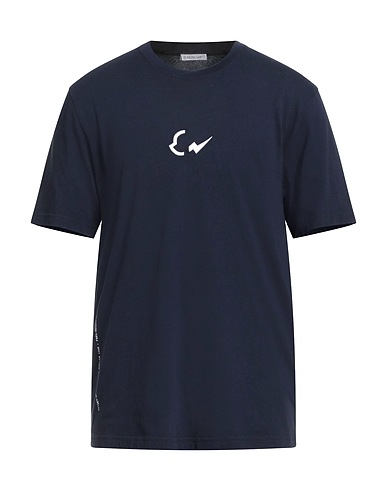 MONCLER x FRGMT by HIROSHI FUJIWARA T-shirt Midnight blue 100% Cotton, Polyester