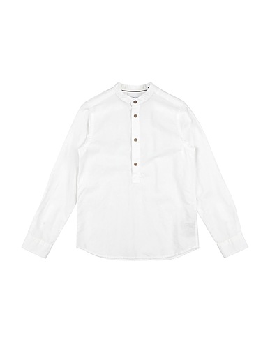 JACK & JONES Μονόχρωμο πουκάμισο Λευκό 43% Βαμβάκι, 29% Ανακυκλωμένο βαμβάκι, 28% Λινό