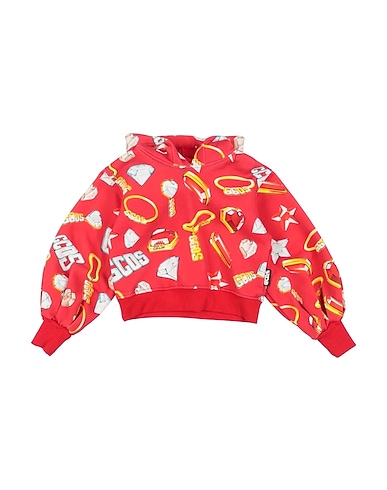 GCDS MINI Hooded sweatshirt Red 100% Cotton