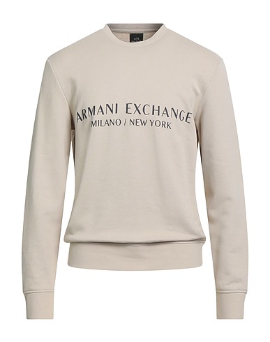 ARMANI EXCHANGE Sweatshirt Cremeweiß 100% Baumwolle, Elastan