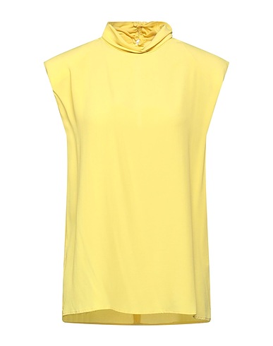 GRIFONI Top Yellow 69% Acetate, 31% Silk