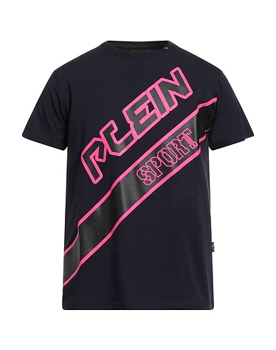 PLEIN SPORT T-shirt Midnight blue 100% Cotton