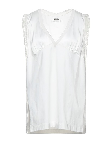 PINKO C-CLIQUE Top White 75% Acetate, 25% Silk, Cotton, Synthetic fibers