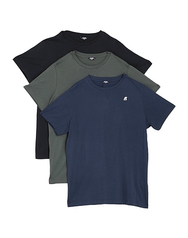 K-WAY ベーシックTシャツ ネイビー コットン 100%