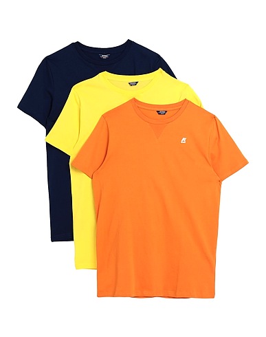 K-WAY Basic T-shirt Orange 100% Cotton