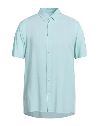 SELECTED HOMME Solid colour shirt Sky blue 100% EcoVero™ viscose