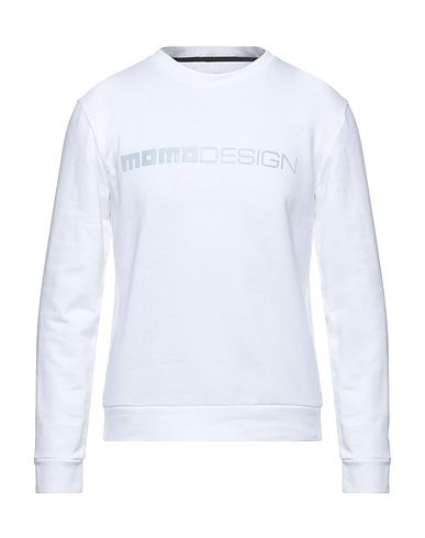 MOMO DESIGN Felpa Bianco 100% Cotone