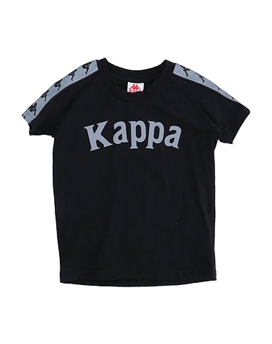 KAPPA T-shirt Nero 100% Cotone