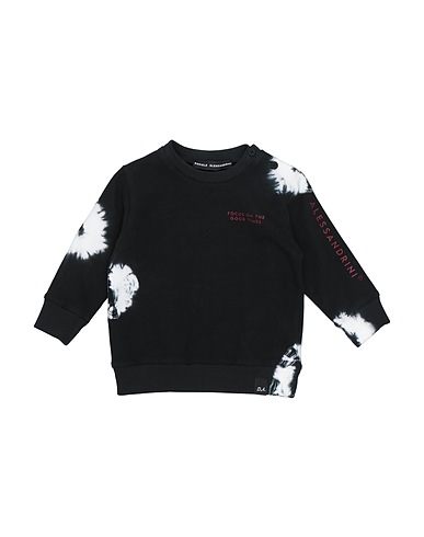 DANIELE ALESSANDRINI Felpa Nero 95% Cotone, 5% Elastan