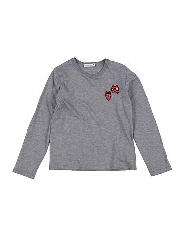 DOLCE&GABBANA T-shirt Grigio 100% Cotone, Viscosa, Poliammide, Poliestere