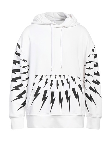 NEIL BARRETT Felpa Bianco 65% Cotone, 35% Poliestere