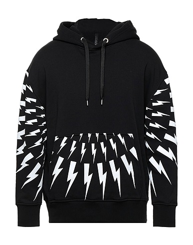 NEIL BARRETT Felpa Nero 65% Cotone, 35% Poliestere