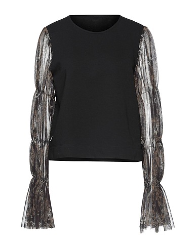 JIJIL Sweatshirt Schwarz 88% Baumwolle, 12% Polyester