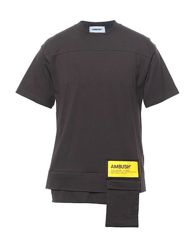 AMBUSH T-shirt Dark brown 100% Cotton