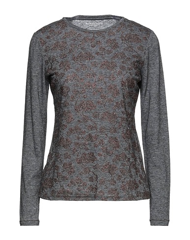 PUROTATTO T-shirt Lead 70% Wool, 20% Viscose, 10% Polyester