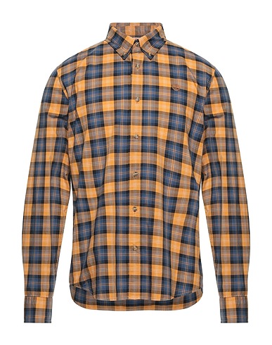 TIMBERLAND Checked shirt Marigold 100% Organic cotton