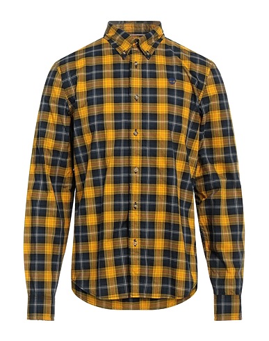 TIMBERLAND Camicia a quadri Giallo 100% Cotone organico