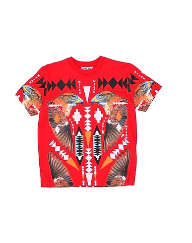 MARCELO BURLON T-shirt Red 100% Cotton