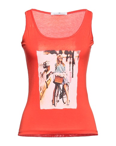 MR MASSIMO REBECCHI Tanktop Orange 92% Viskose, 8% Elastan