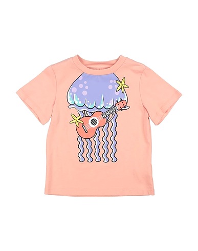 STELLA McCARTNEY KIDS T-shirt Salmon pink 100% Cotton, Elastane