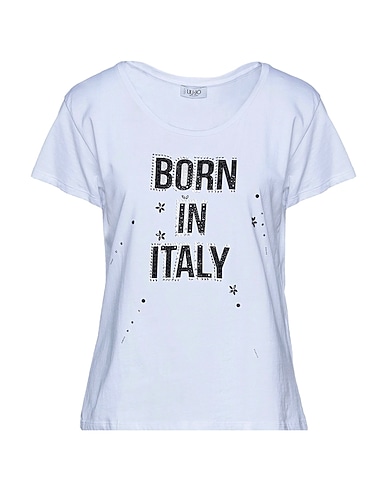 LIU •JO T-shirt White 95% Cotton, 5% Elastane
