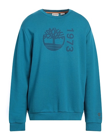 TIMBERLAND Sweatshirt Deep teal 67% Cotton, 33% Lyocell