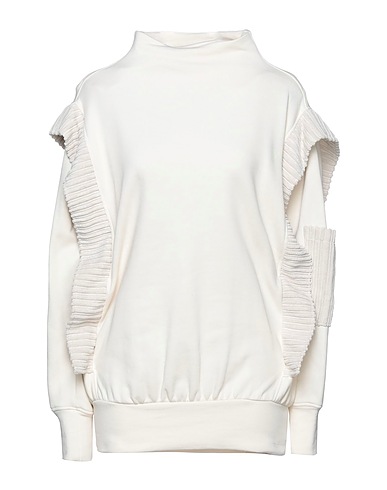JIJIL Sweatshirt Ivory 88% Cotton, 12% Polyester, Polyamide, Elastane