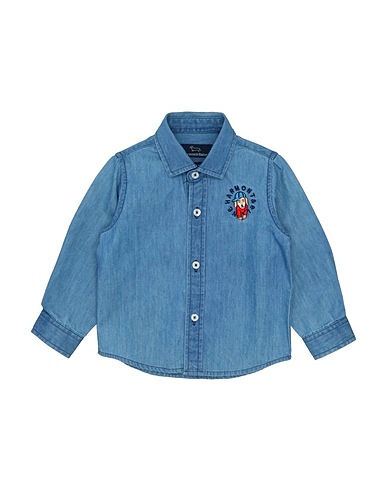 HARMONT & BLAINE Denim shirt Blue 100% Cotton