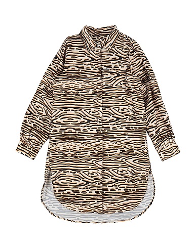 SIMPLE KIDS Camicie  e bluse fantasia Sabbia 100% Viscosa