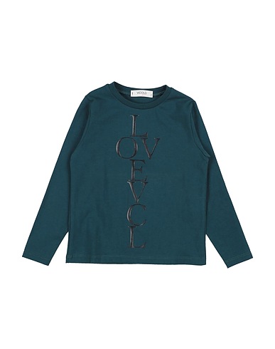 VICOLO Ｔシャツ ダークグリーン コットン 90% / ポリウレタン 10%