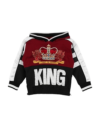 DOLCE&GABBANA Hooded sweatshirt Burgundy 55% Cotton, 24% Polyester, 21% Polyamide, Viscose, Silk