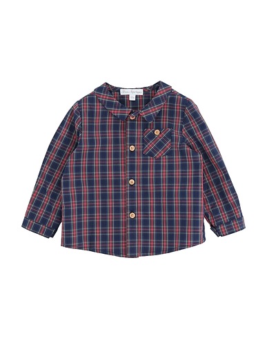 FINA EJERIQUE Patterned shirt Midnight blue 100% Cotton