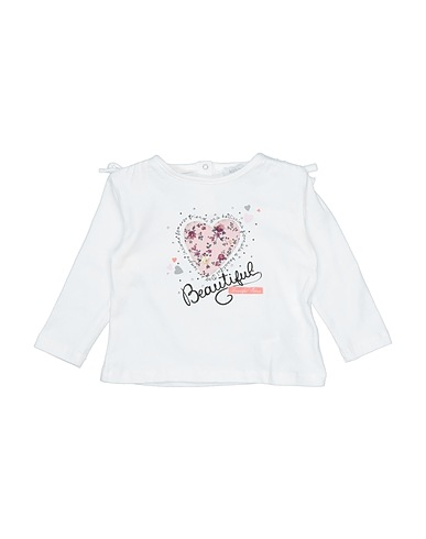 MEILISA BAI T-shirt Bianco 96% Cotone, 4% Elastan