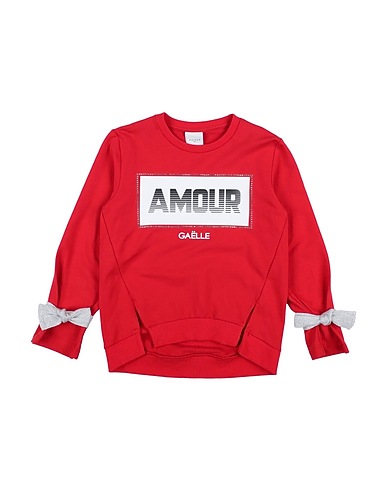 GAëLLE Paris Sweatshirt Red 94% Cotton, 6% Elastane
