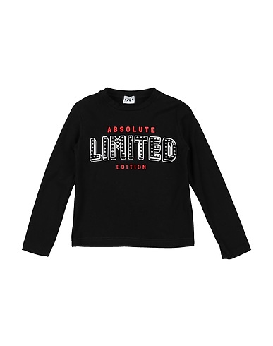 GAIALUNA T-shirt Nero 90% Cotone, 10% Elastan
