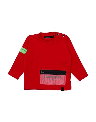 DANIELE ALESSANDRINI T-shirt Red 95% Cotton, 5% Elastane
